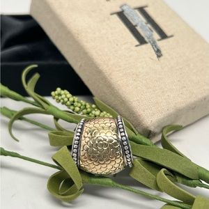 John Hardy 18K Gold .925 Sterling Silver Slide